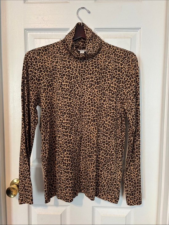 J. Crew Tops - J.Crew Leopard Print Top